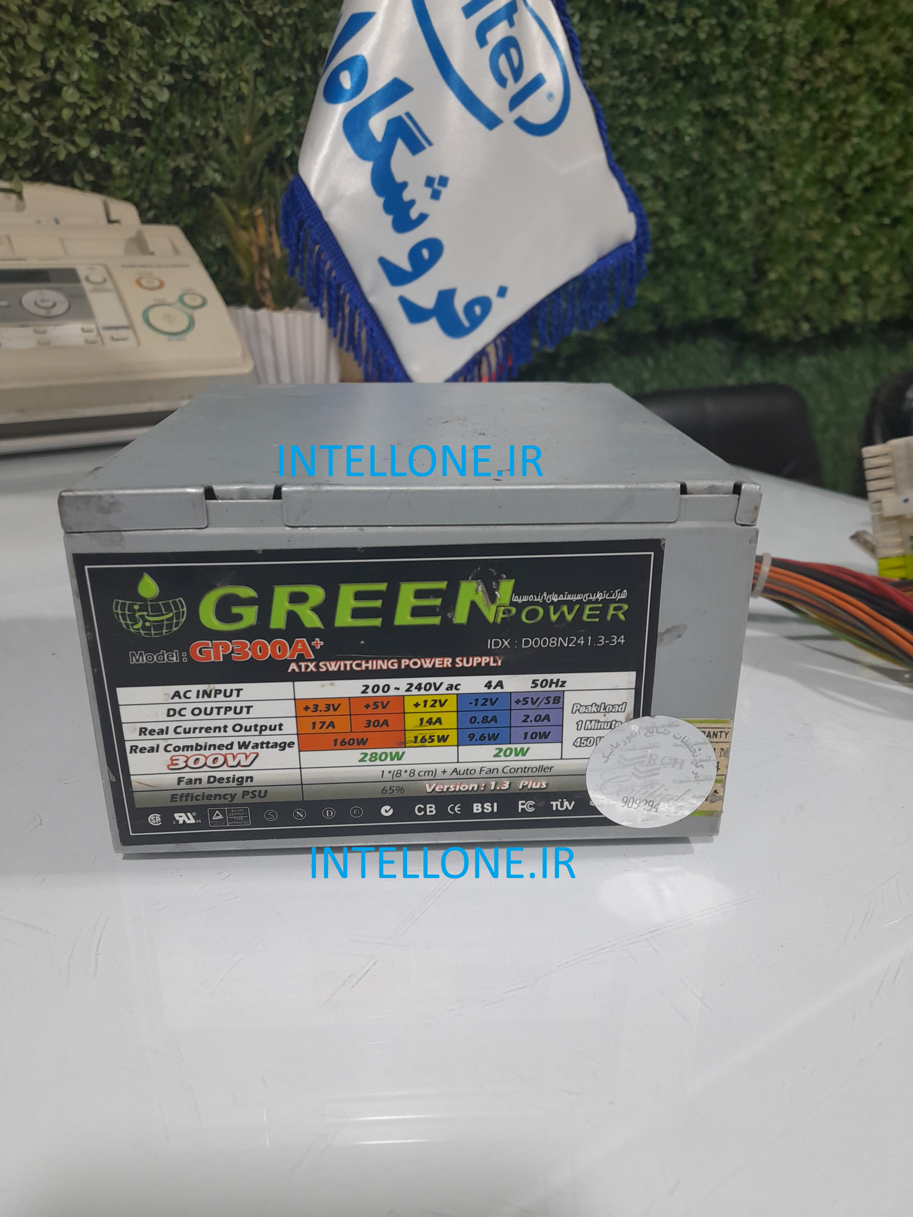 پاور 300 وات گرین استوک مدل +GREEN GP300A
