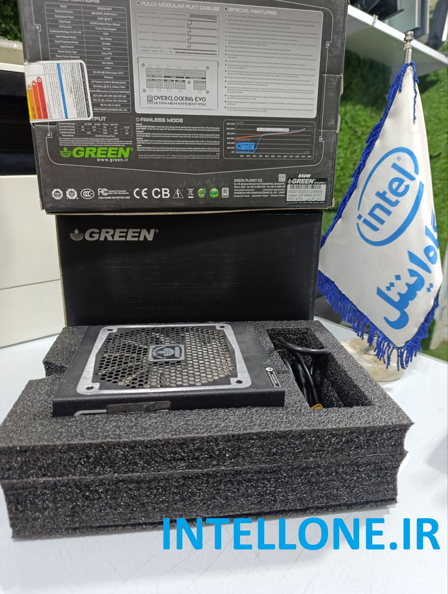 منبع تغذیه ماژولار گرین استوک مدل GP850B-OCPT