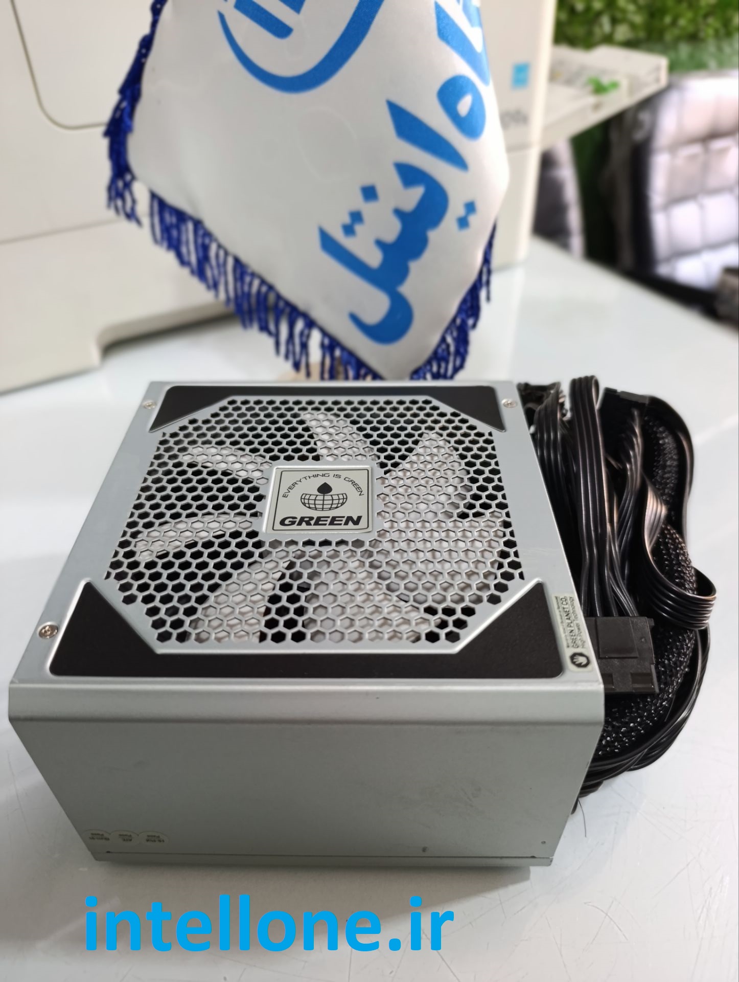 منبع تغذیه استوک کامپیوتر گرین مدل GP380A-EUD 80 Plus Bronze توان 380 وات