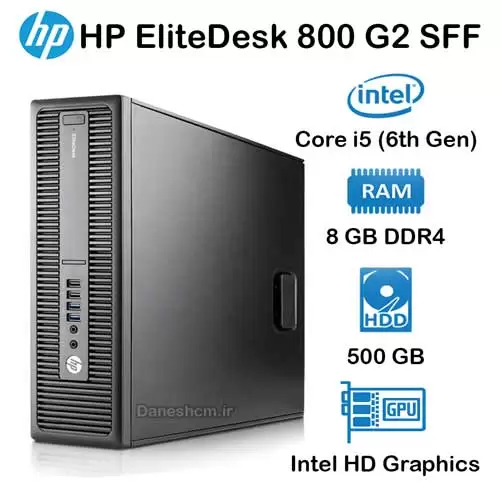 HP 800G2 I5 6500 8 500 استوک