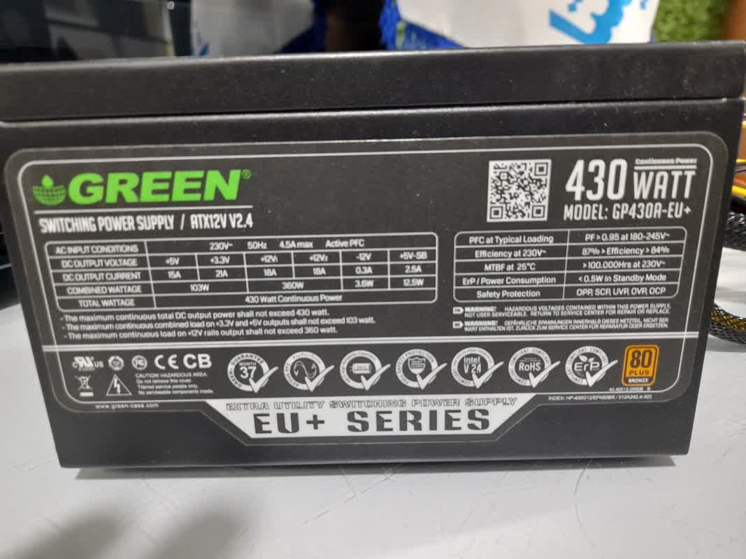 GREENاستوک -GP430A-EU+ با توان 430 وات